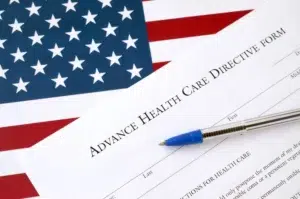advance-health-care-directive-blank-form-and-blue
